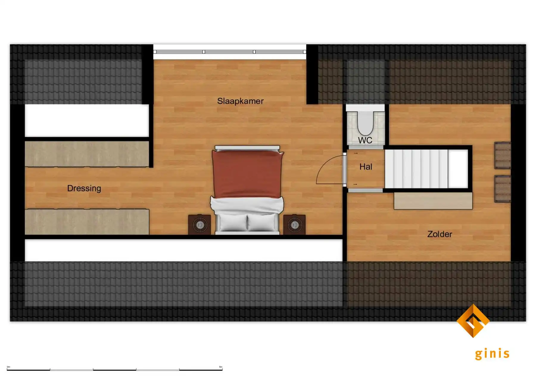 Gerenoveerde, verder af te werken starterswoning op ruim perceel van 7a35ca.   foto 14