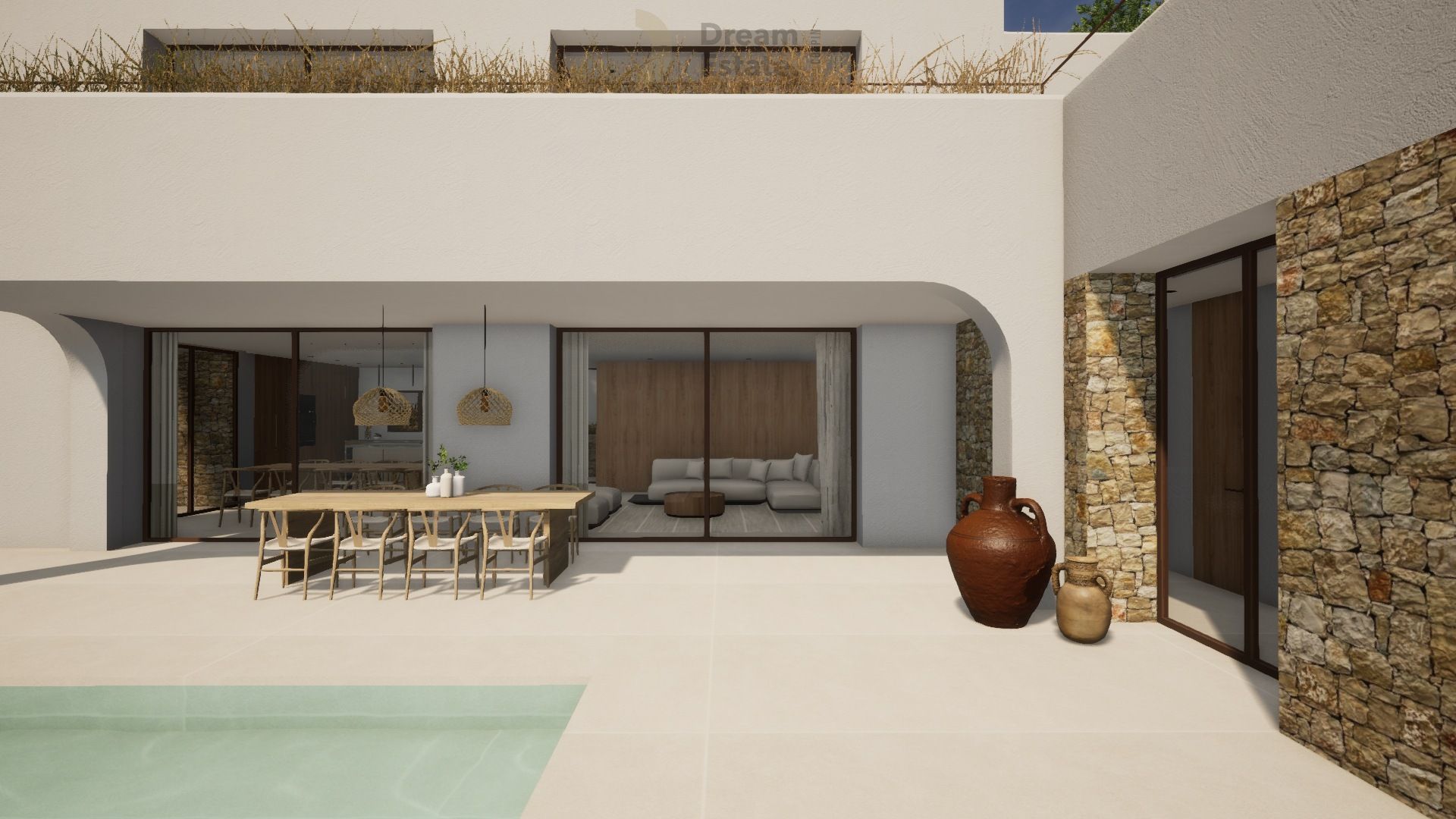 Ibenico stijl villa in Moraira met zeezicht foto 10