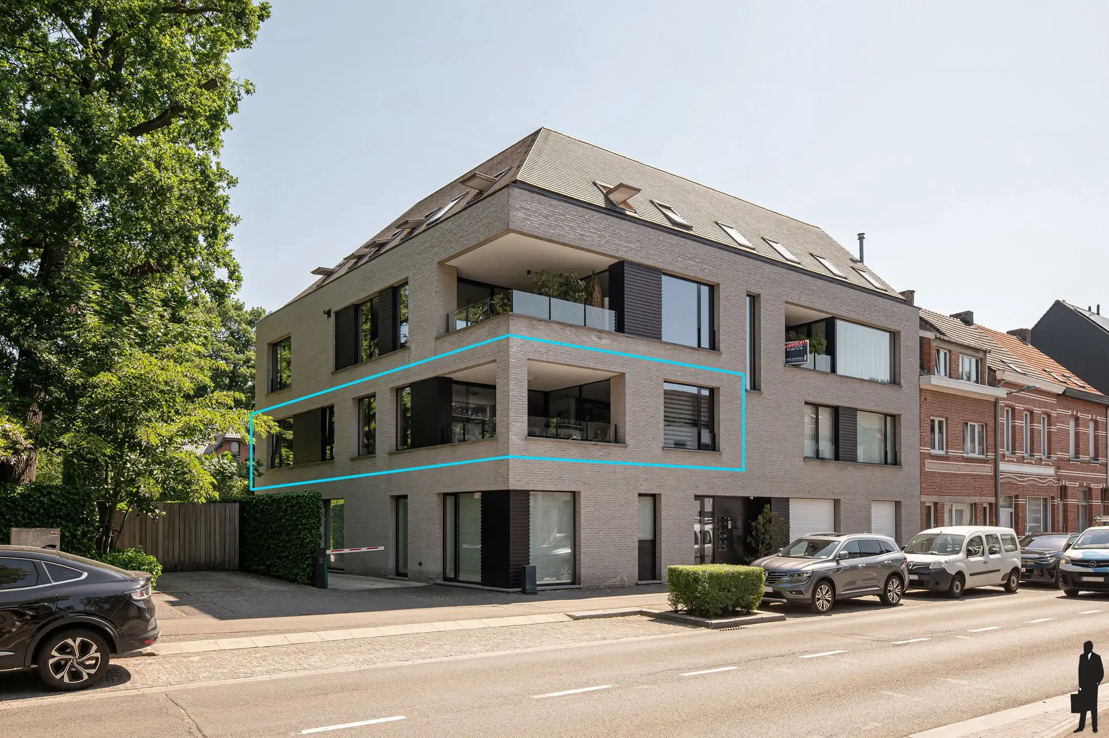 3-slaapkamerappartement in Residentie Kapelse Poort met garage en berging inbegrepen, vlak bij het centrum én het park van Kapellen foto {{pictureIndex}}