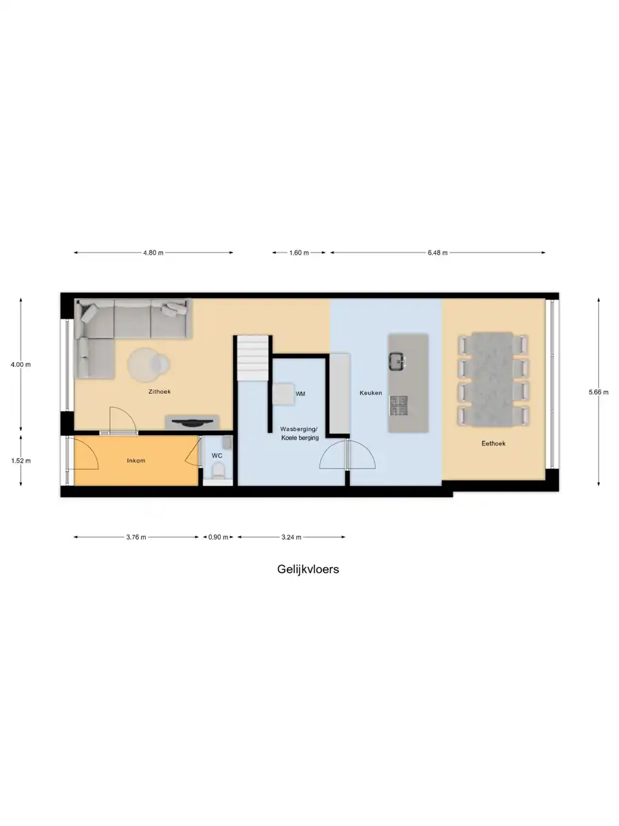 Ruime casco nieuwbouwwoning met 4 slaapkamers, tuin + berging te koop in Wuustwezel. Moderne en energiezuinige woning met vrije afwerking. foto 6