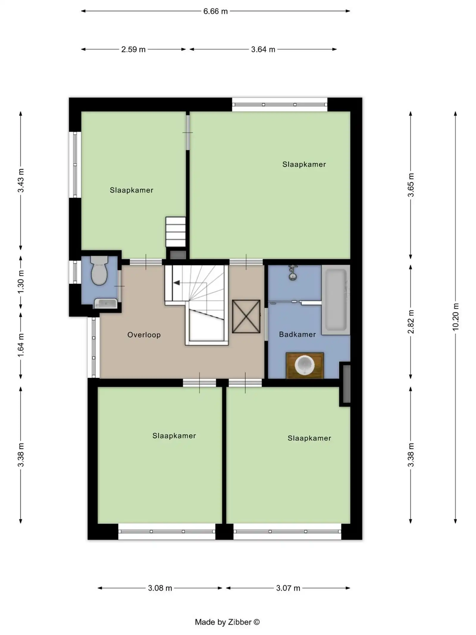 Ruime 3-gevelwoning met 4 à 5 slaapkamers, grote garage en dubbele straattoegang foto 8
