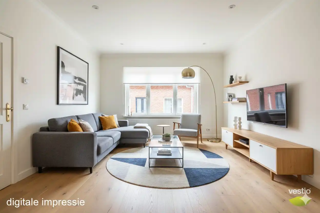 OP TE FRISSEN HALF VRIJSTAANDE WONING OP 7A87CA STADSRAND HASSELT. foto 9