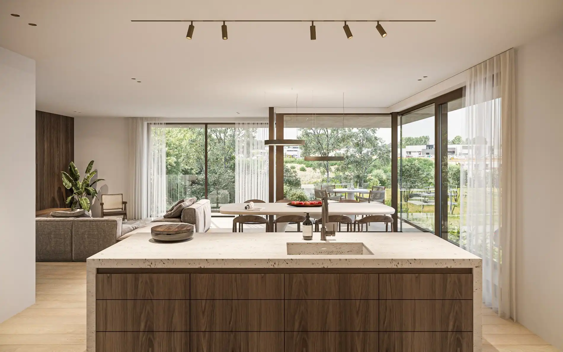 Res. Westlane: 3 slaapkamer appartement met mooie open zichten.  foto 3