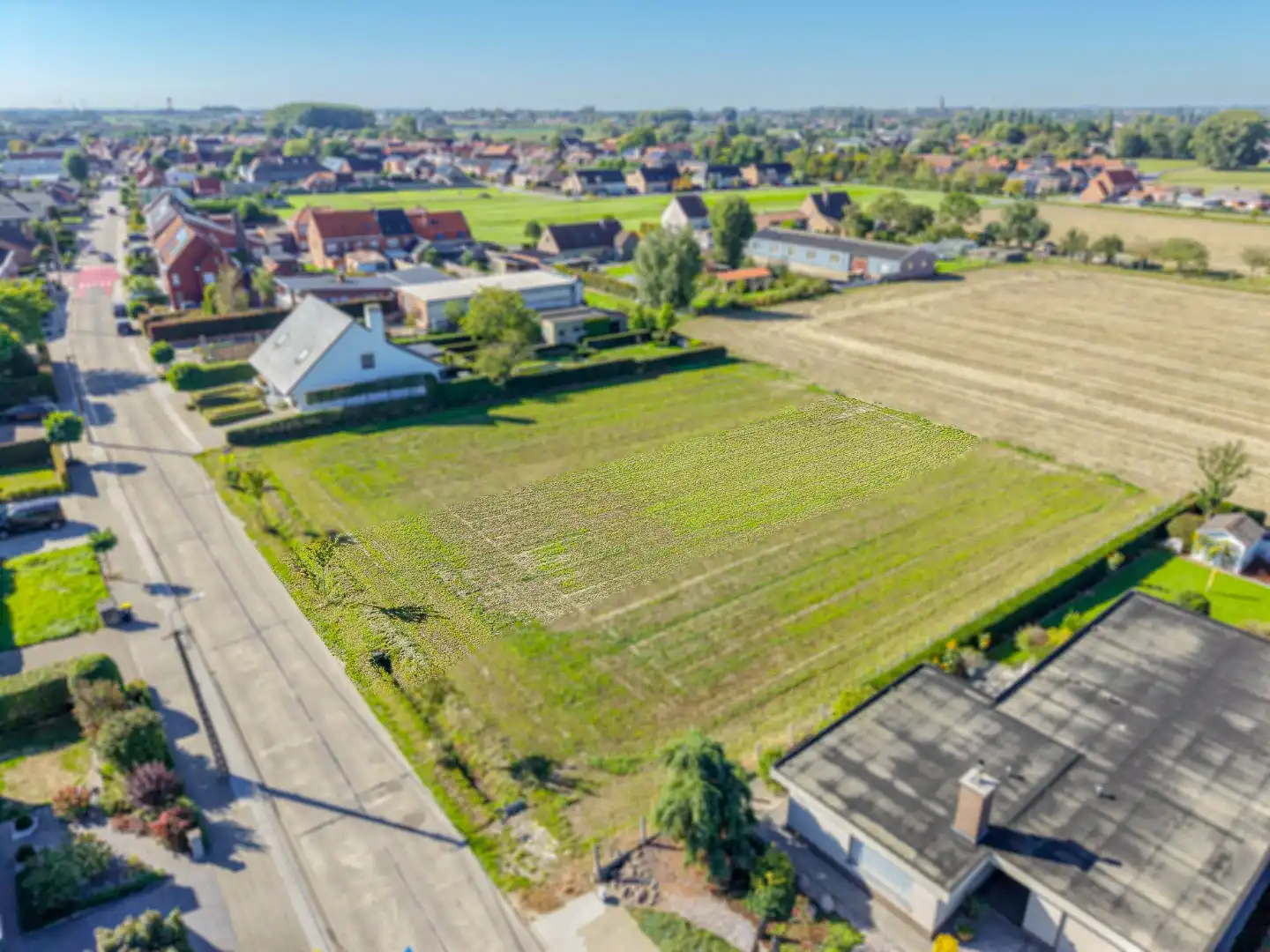Bouwgrond voor een vrijstaande woning met landelijk uitzicht in Ledegem foto 5