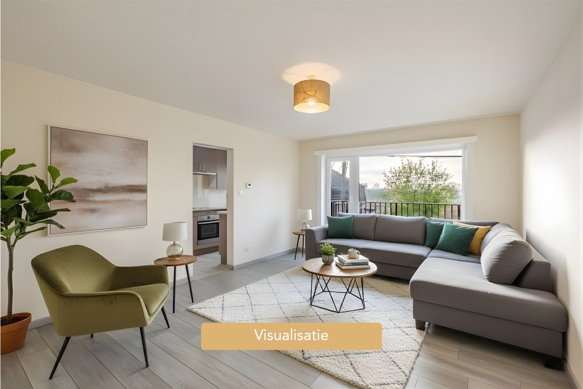 Gunstig gelegen 2 slaapkamer appartement met terras foto {{pictureIndex}}