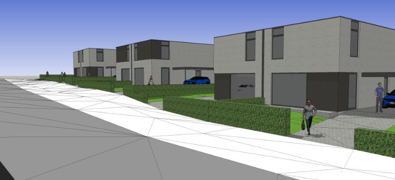 Nieuwbouwverkaveling van 6 woningen in het landelijke Strijpen - Zottegem foto 2