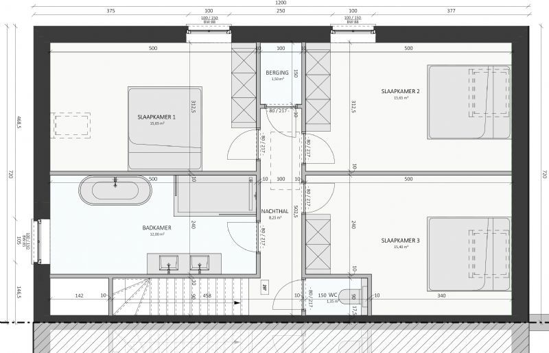 Nieuw te bouwen halfopen woning te Wielsbeke. foto 4