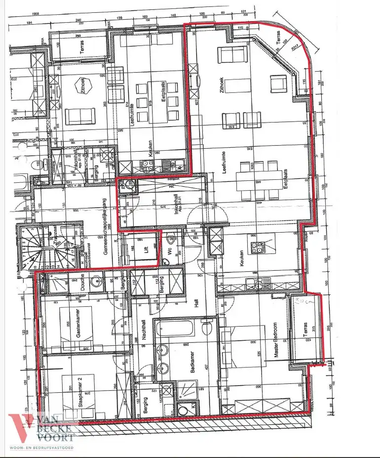 3-slaapkamer appartement met royale indeling foto 14