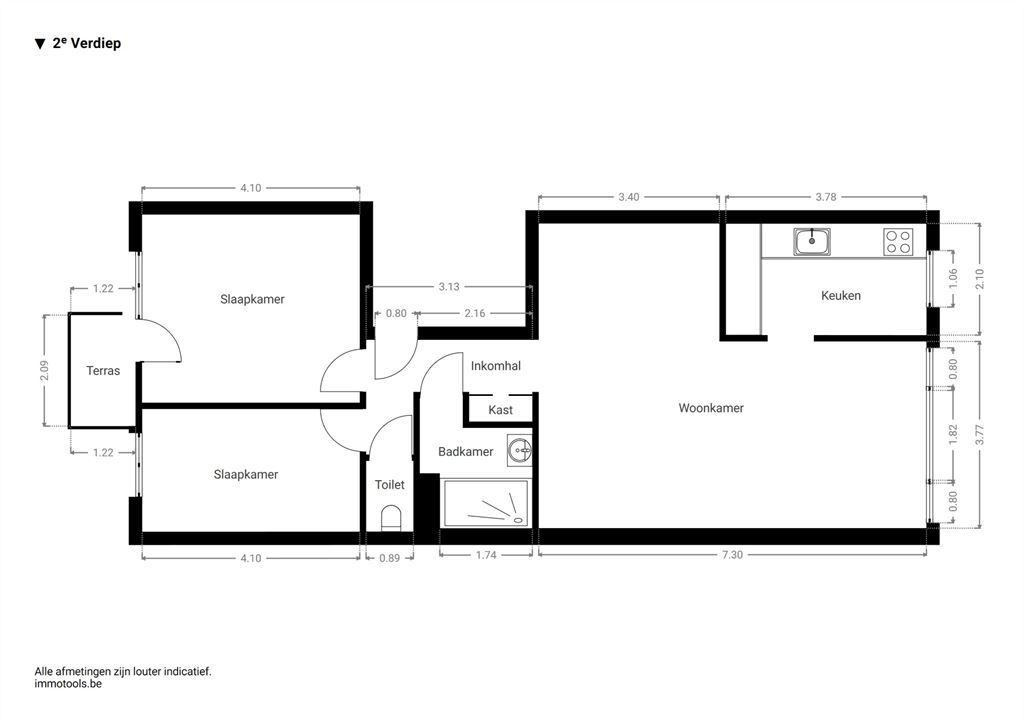Stijlvol gerenoveerd appartement (EPC B) foto 15