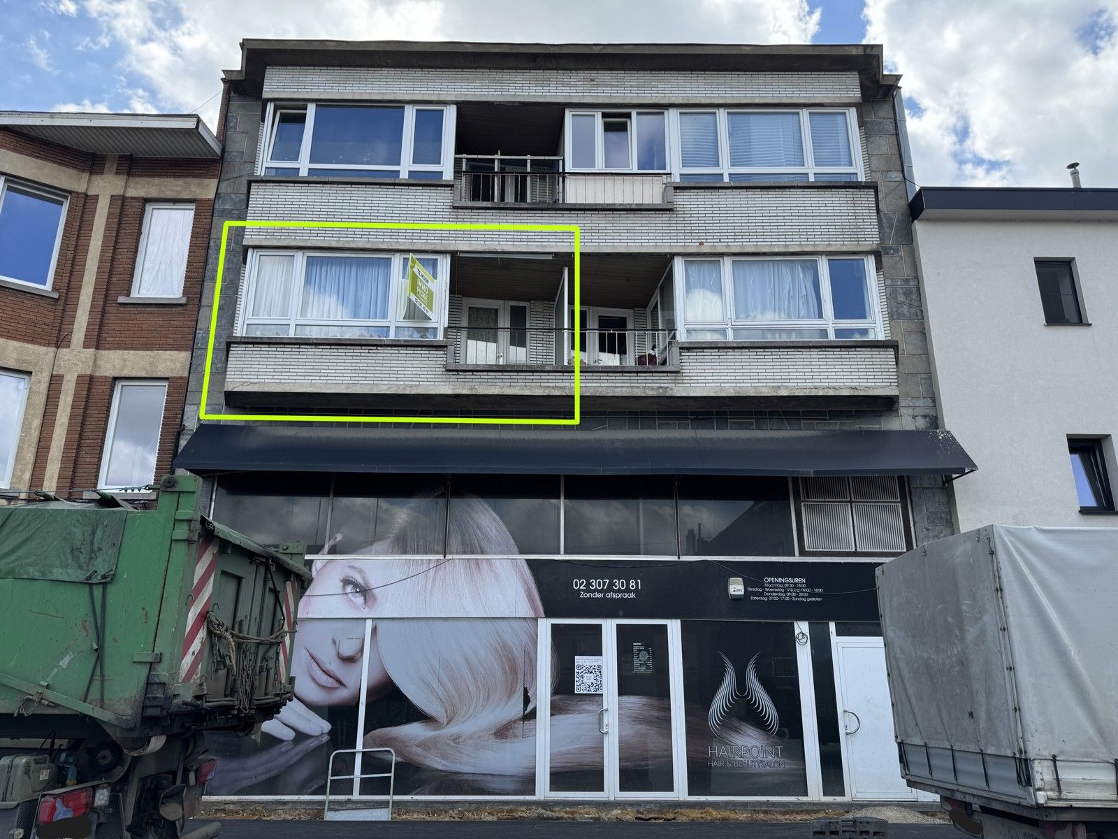 Gunstig gelegen appartement met 2 slaapkamers en 2 terrassen foto 2