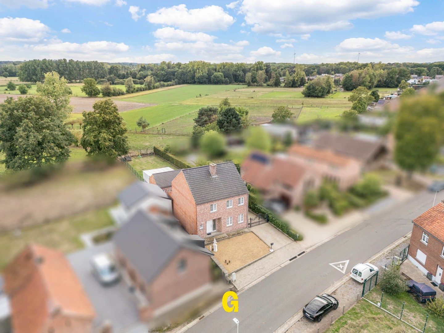 Degelijke halfopen woning met vrijstaande garage op 7a 36ca, met gegarandeerd zicht op achterliggend groen foto 27