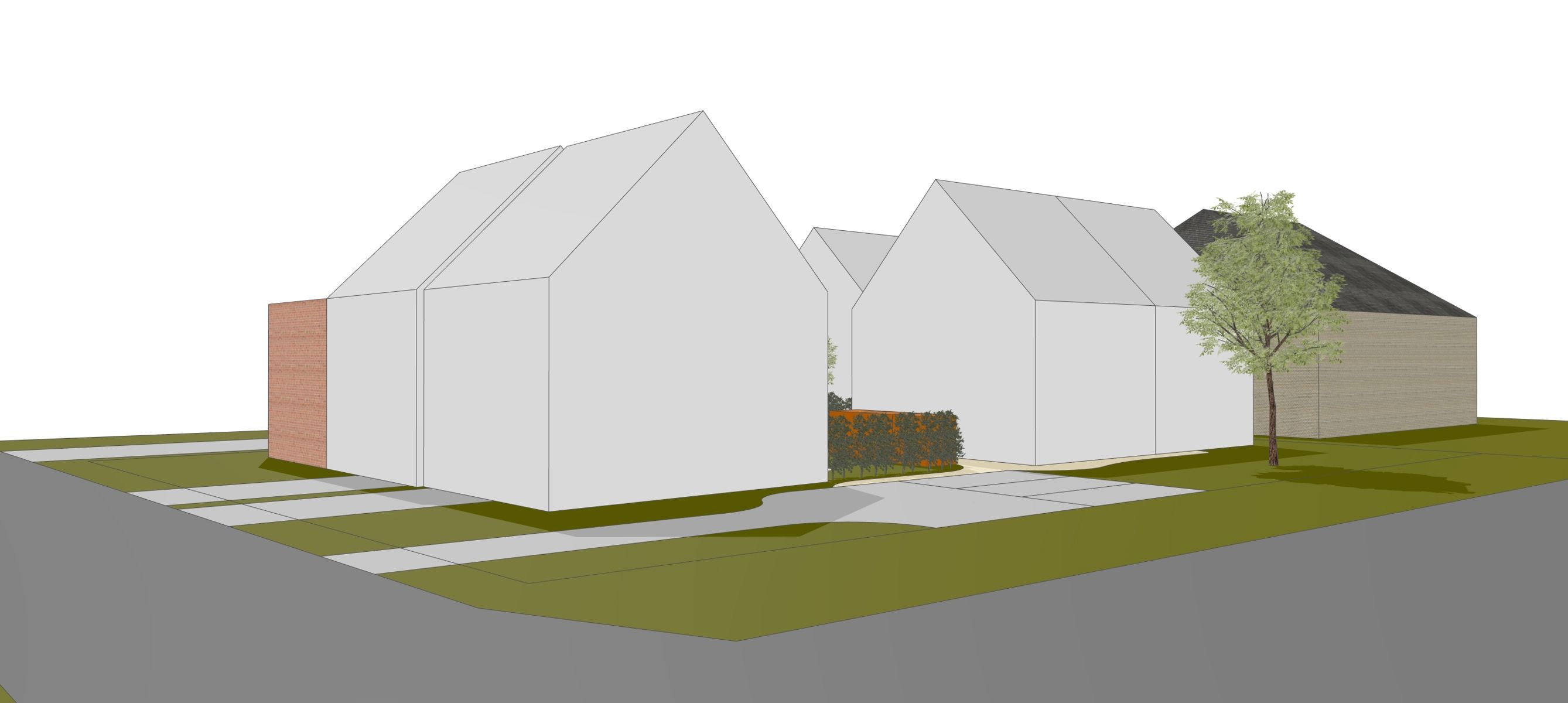 Projectgrond voor 5 woningen foto 2