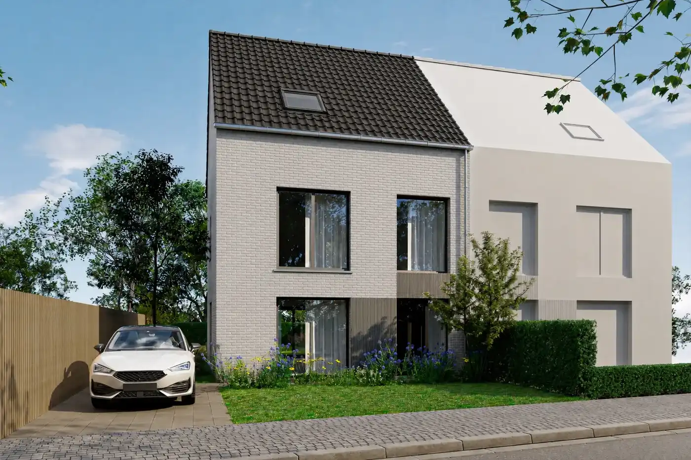 Ruime halfopen woning met 3 slaapkamers en verzorgde tuin in Langemark-Poelkapelle foto {{pictureIndex}}