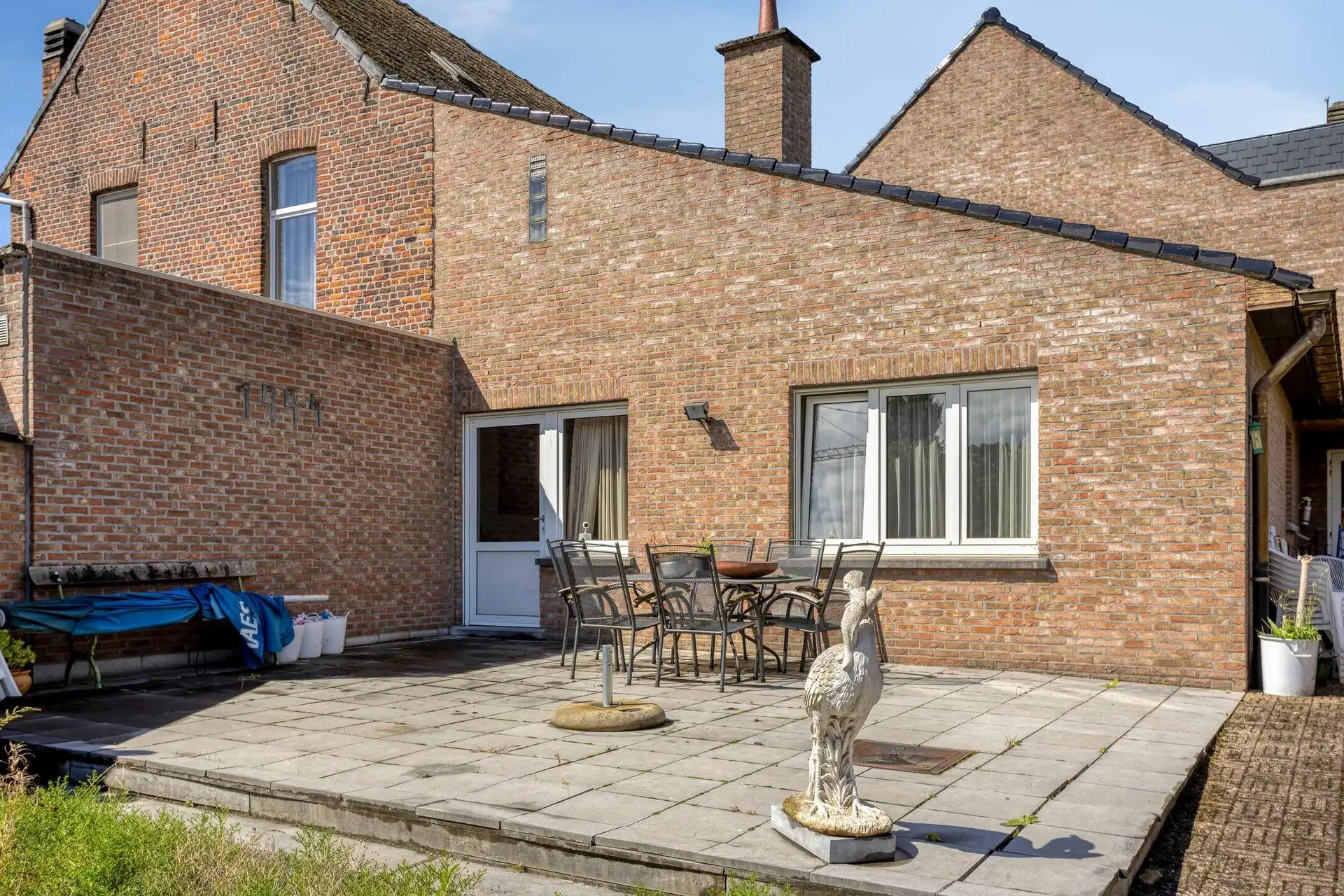 CENTRUM SINT-PIETERS-LEEUW : ruime 2-gevelwoning met atelier/commerciële ruimte (3 slpks) met grote tuin en private autostaanplaats foto 12
