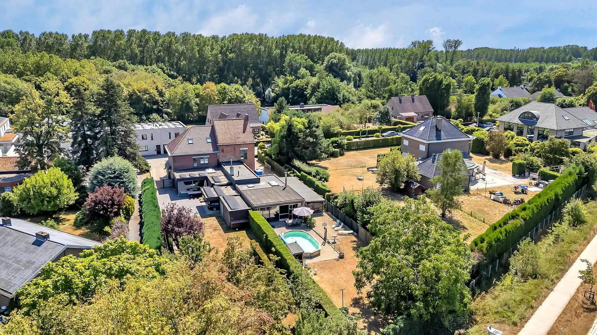 Karaktervolle ruime woning met zwembad nabij Ooidonk foto 21