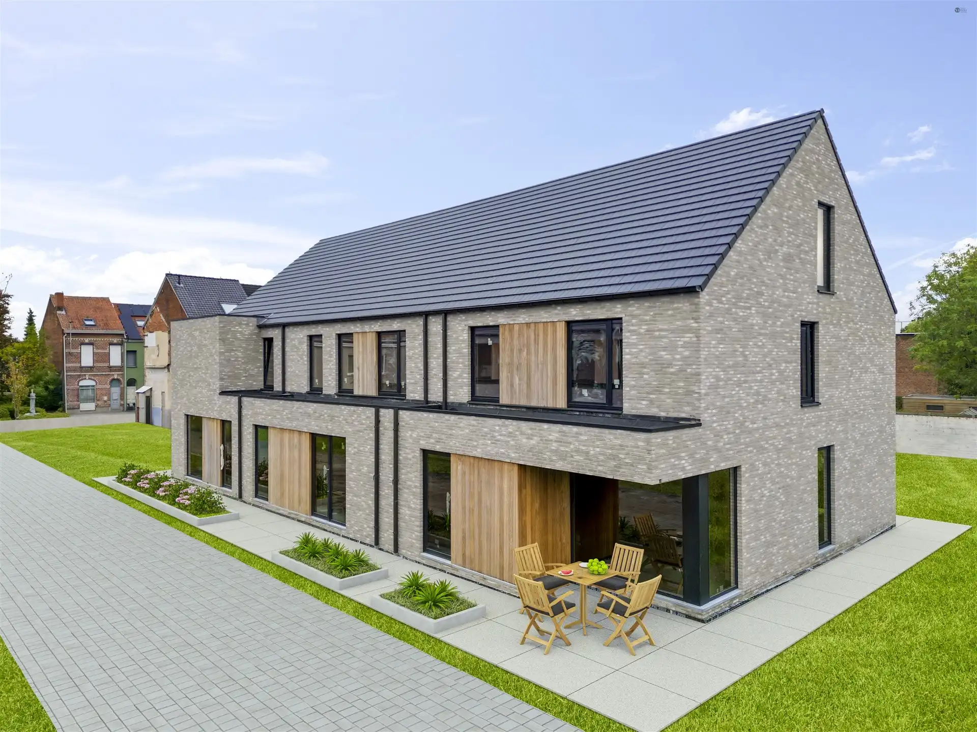 Mooi afgewerktee HOB in een rustige straat foto {{pictureIndex}}