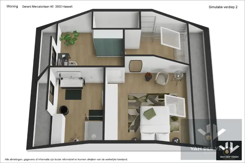 DEGELIJKE GEZINSWONING  MET GARAGE  IN DE SINT-CATHARINAWIJK foto 21