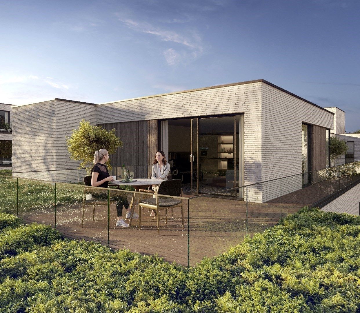 Lichtrijk drieslaapkamer appartement met terras in Lochristi foto {{pictureIndex}}