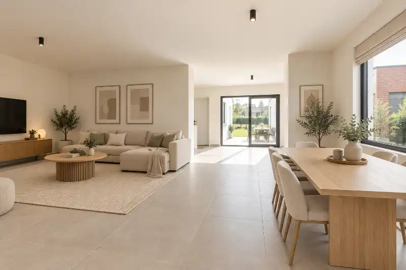 Instapklare, halfopen woning met 5 slaapkamers, bureau, tuin, volledig ingerichte keuken...(energielabel B) foto 6