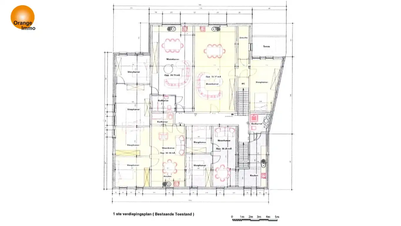 Opbrengstpand met handelspand  (op te delen in 2 appartementen) en 6 (8) appartementen op de eerste en tweede verdieping te koop. foto 5