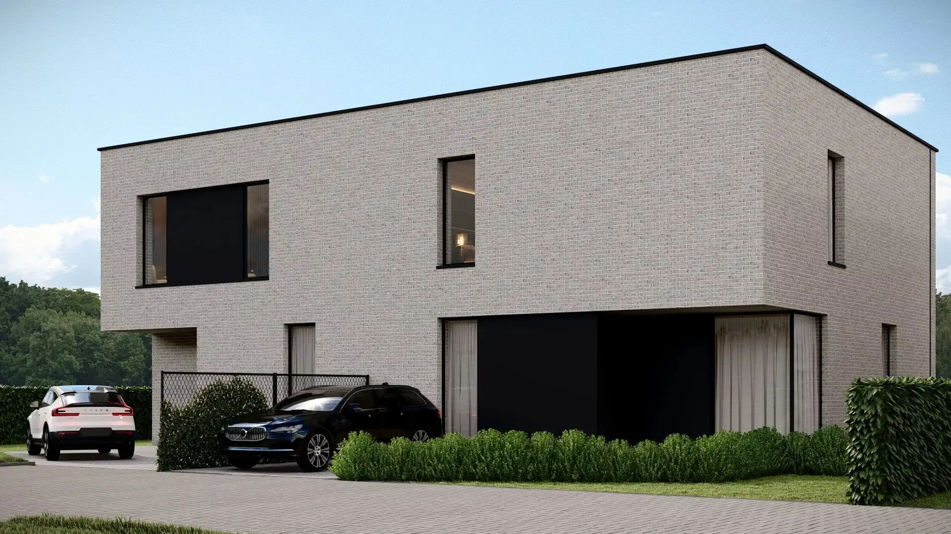 WOONPROJECT "AGNETA": ZES MODERNE ENERGIEZUINIGE WONINGEN IN KINDVRIENDELIJKE BUURT IN MILLEN foto {{pictureIndex}}
