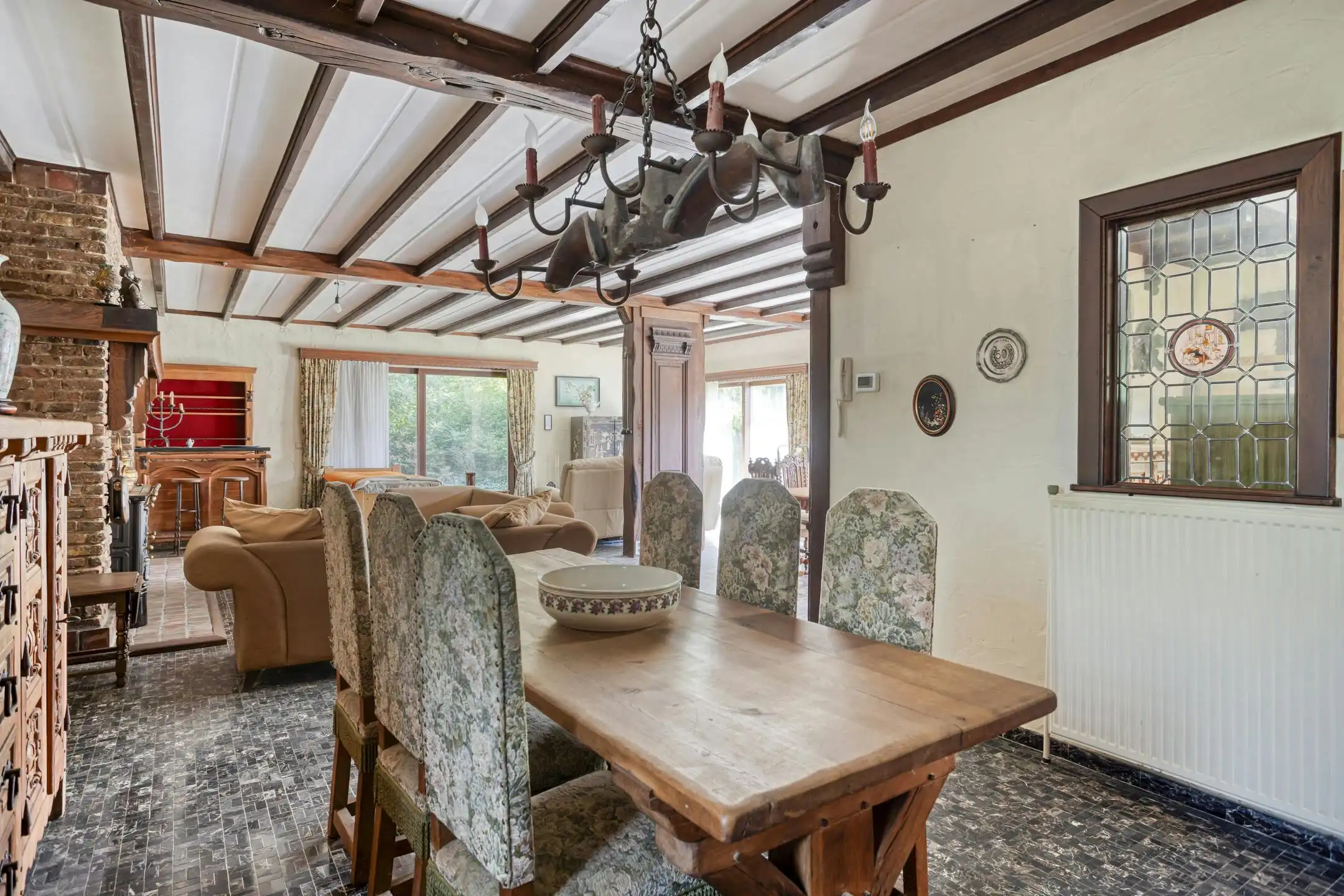 Deels te renoveren villa of tweewoonst met parktuin in Boom foto 12