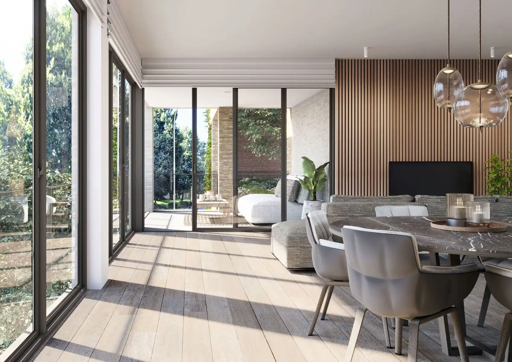 Nieuwbouwproject - stadsrand - mooie terrassen  foto 9