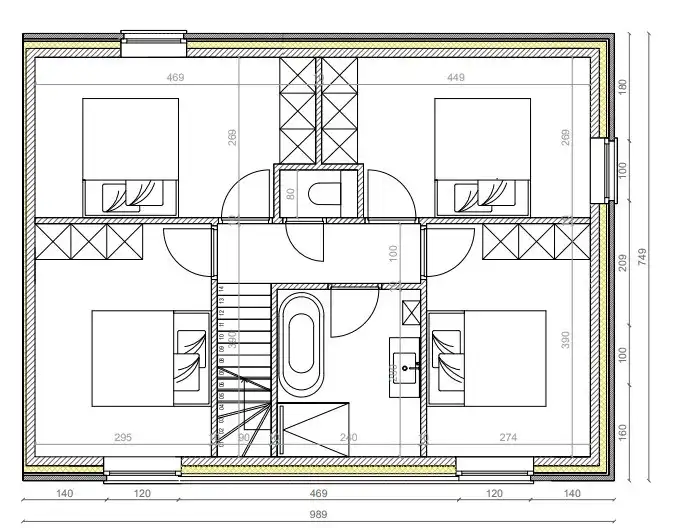 HALFOPEN NIEUWBOUWWONING MET 4 OF 5 SLPKS EN LANDELIJK ZICHT OP 510M² foto 6