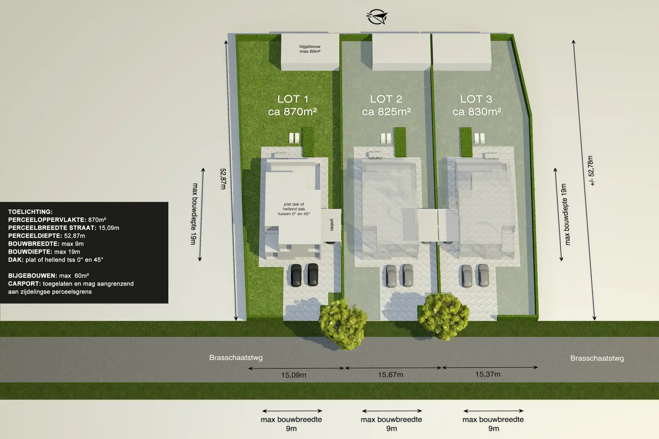 Bouwgrond voor open bebouwing – ca. 870 m²  foto 12