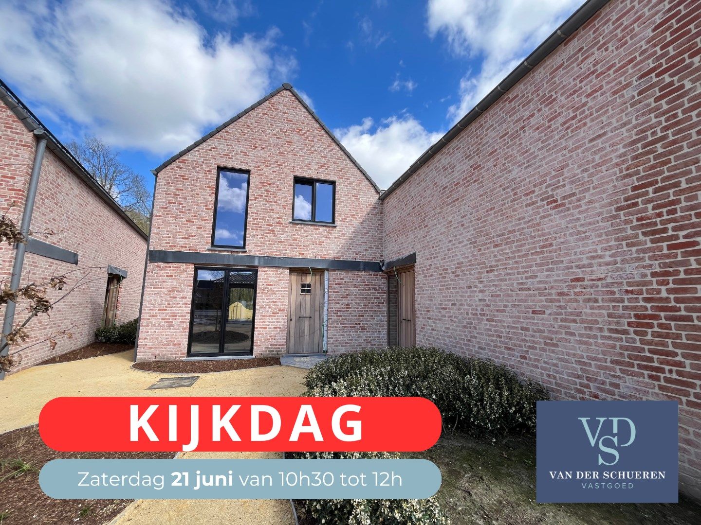Landelijke nieuwbouwwoning in hartje Dikkelvenne foto {{pictureIndex}}