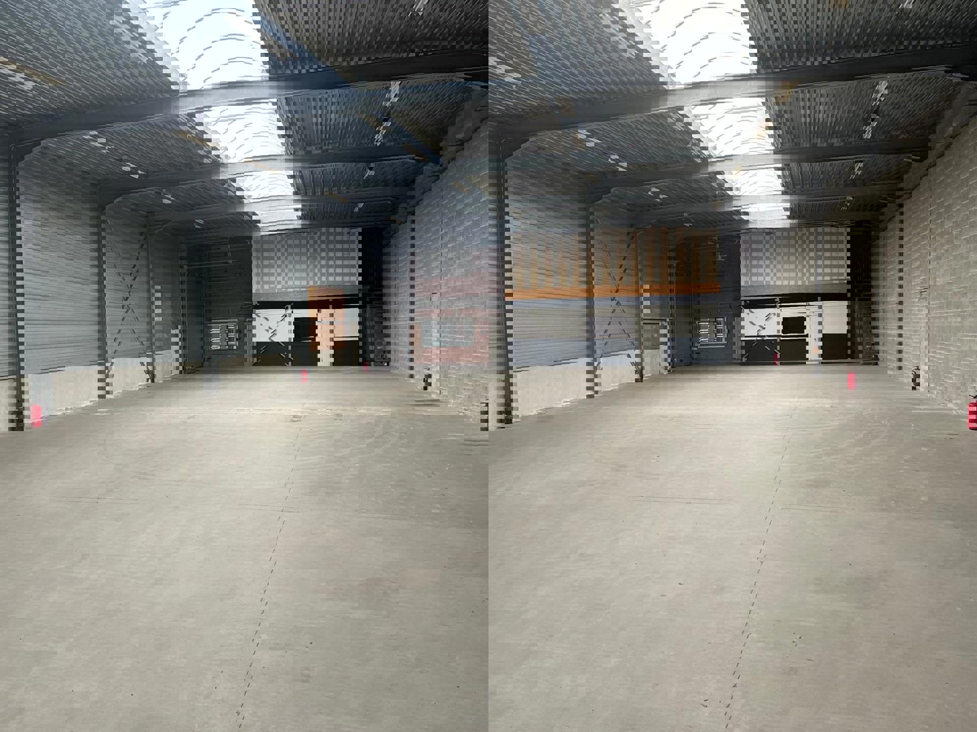 Kontich: magazijn 620m² met kantoor en buiten stockage foto 2