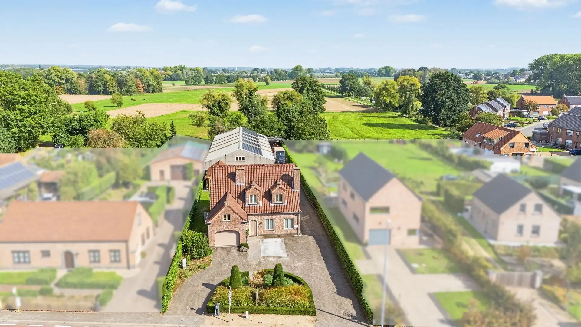 Ruime gezinswoning in klassiek landelijke stijl met aanpalende werkplaats van ca. 435m² foto 2