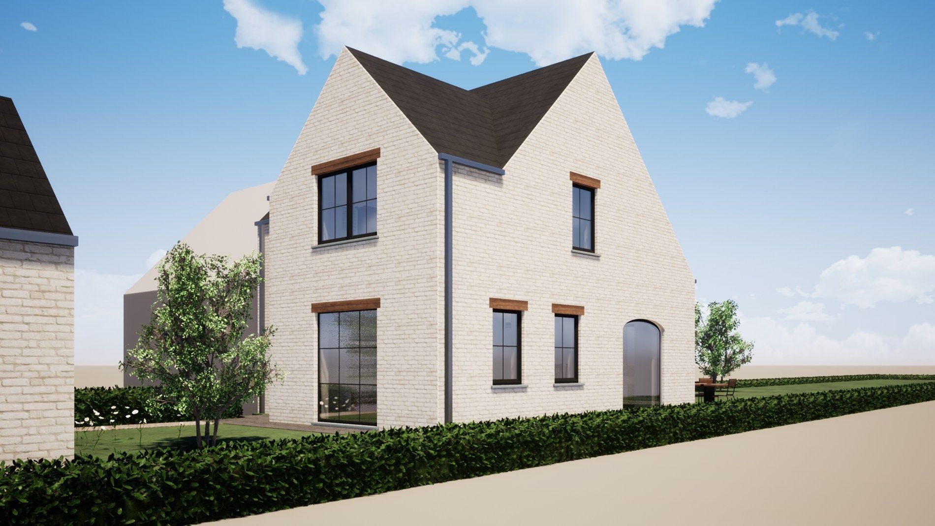 Ruime nieuwbouwwoning in landelijke setting te Kortemark foto 3