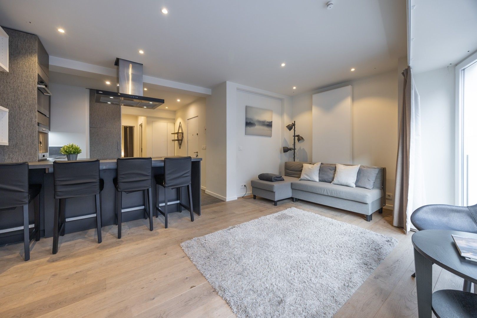 PRACHTIG, GEMEUBELD APPARTEMENT MET 2 SLAAPKAMERS NABIJ HET BRUISEND STADSCENTRUM foto 4