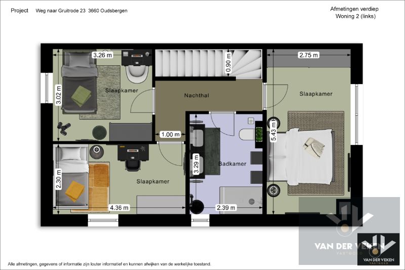 Halfopen nieuwbouwwoning met 3 slaapkamers en prachtig perceel op goed bereikbare locatie nabij het centrum van Opglabbeek (Oudsbergen) - afwerkingsgraad nog te kiezen voor de snelle beslisser! foto 8