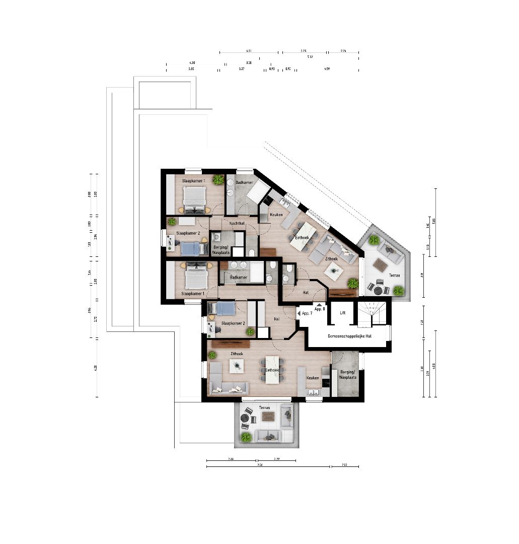 Residentie Hamveld - afgewerkte BEN-appartementen middenin het groen! foto 13