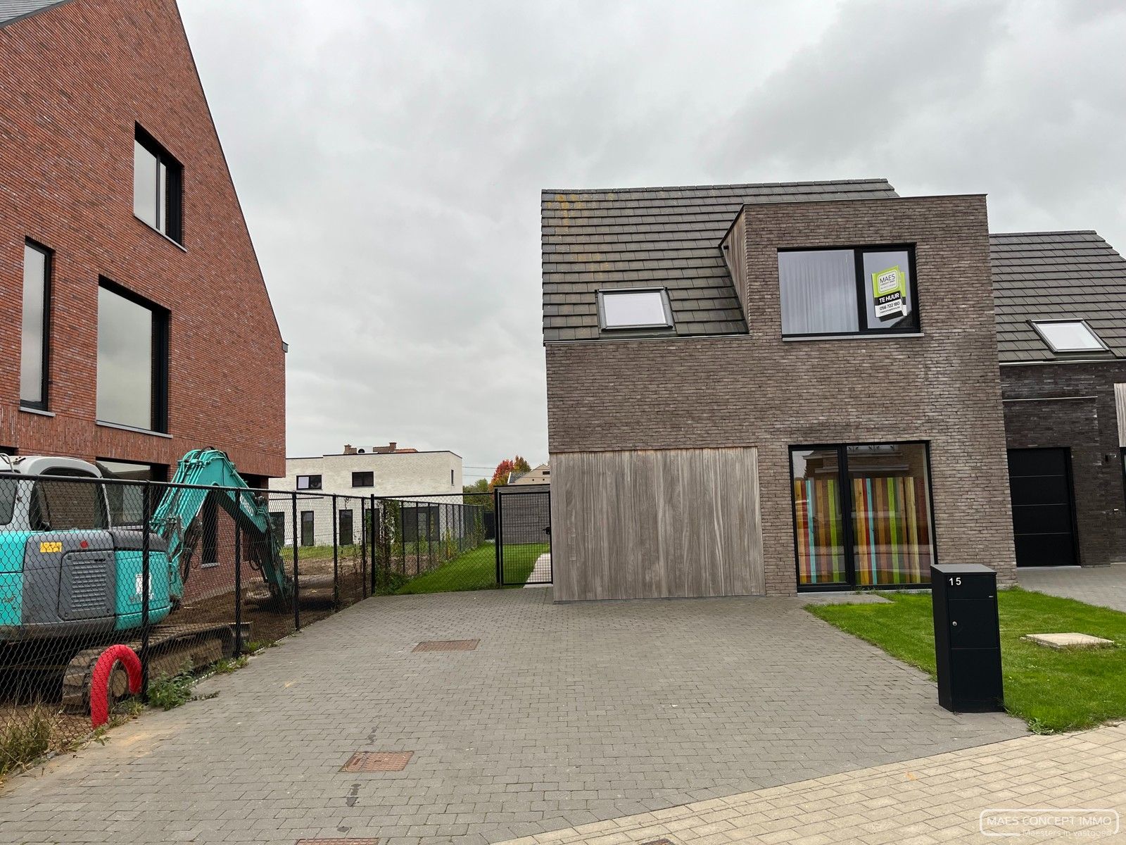 Halfopen nieuwbouwwoning te huur in Oudenaarde met zuidgerichte tuin foto 16
