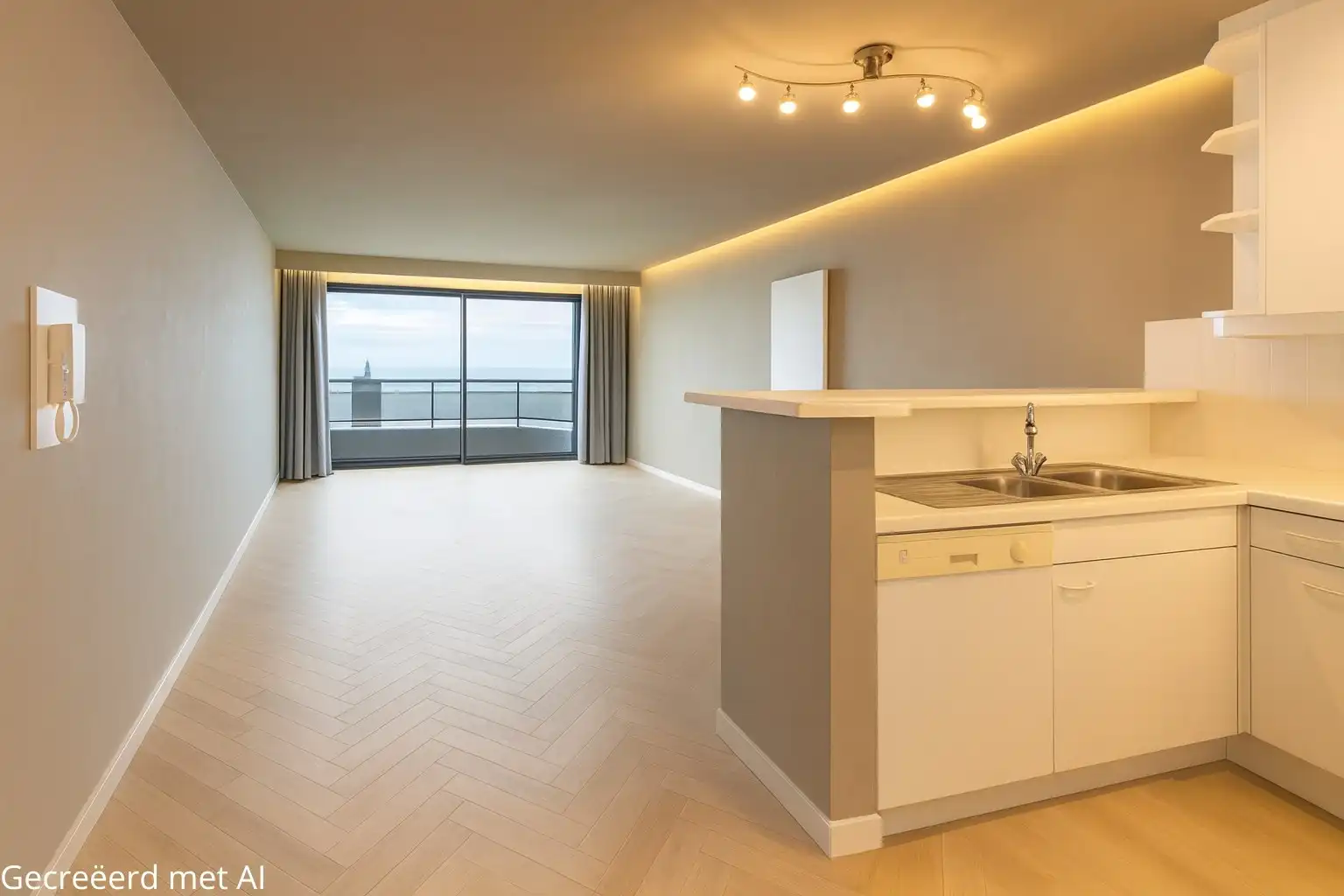 Appartement met frontaal zeezicht en twee slaapkamers foto 4