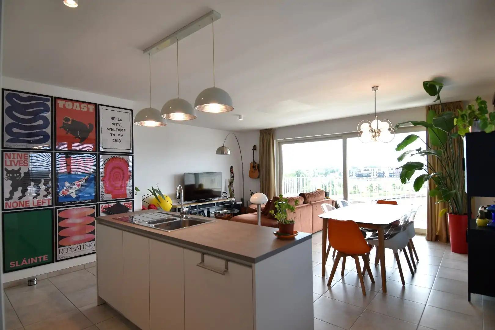 Prachtig 2-slaapkamerappartement (BJ 2021) met zicht op de Leie te koop in Harelbeke foto 5
