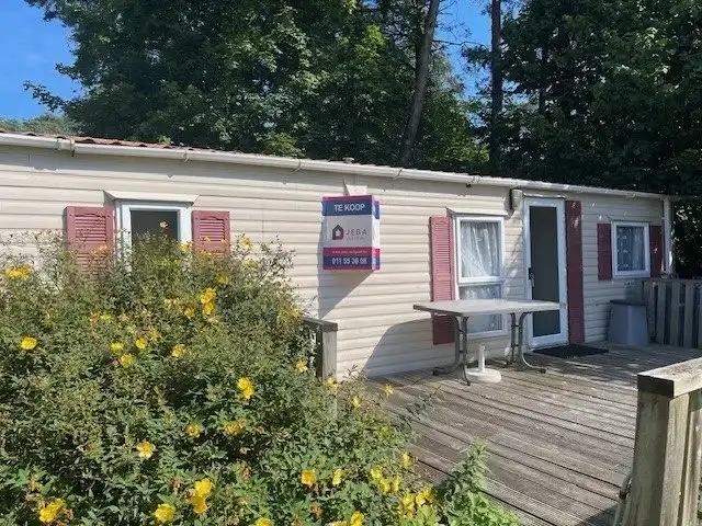 Stacaravan te Zilverstrand voor 8 personen met tuinhuis en terras. foto 3
