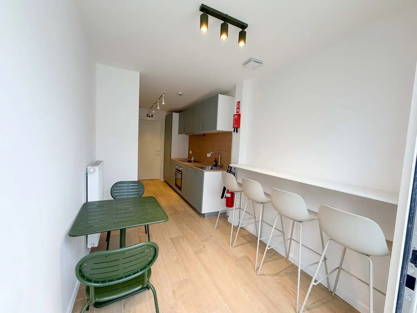 Vernieuwbouw studentenkamer privé sanitair centrum Leuven foto 5