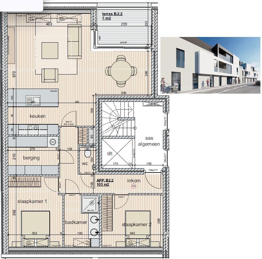 Uniek nieuwbouw appartement met 2 slaapkamers en veel zonlicht te Eernegem foto 11