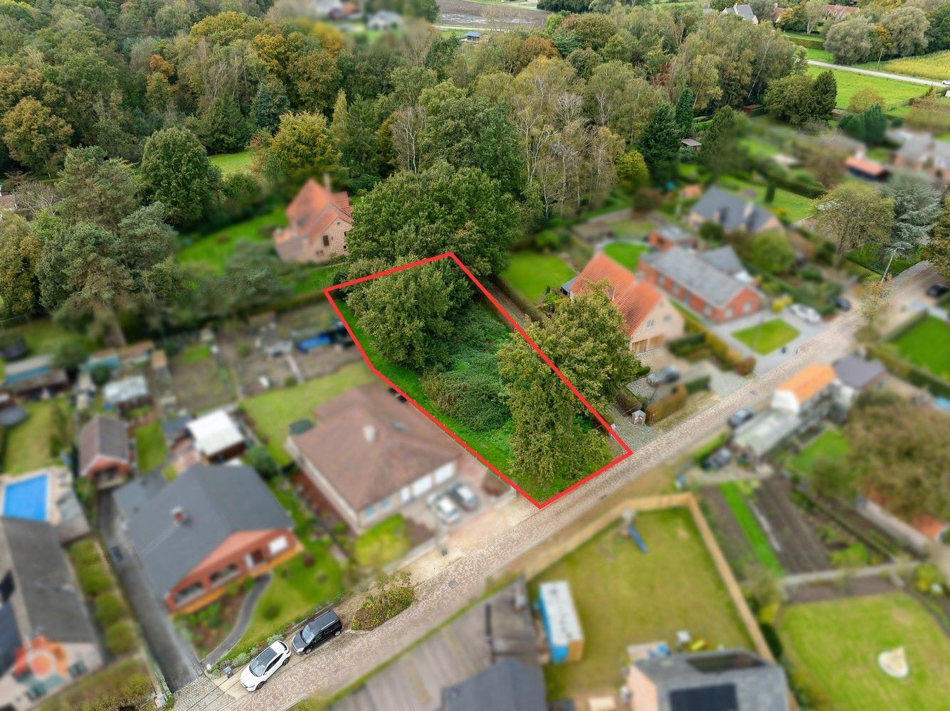 Bouwgrond open bebouwing op perceel van 969 m² foto 2