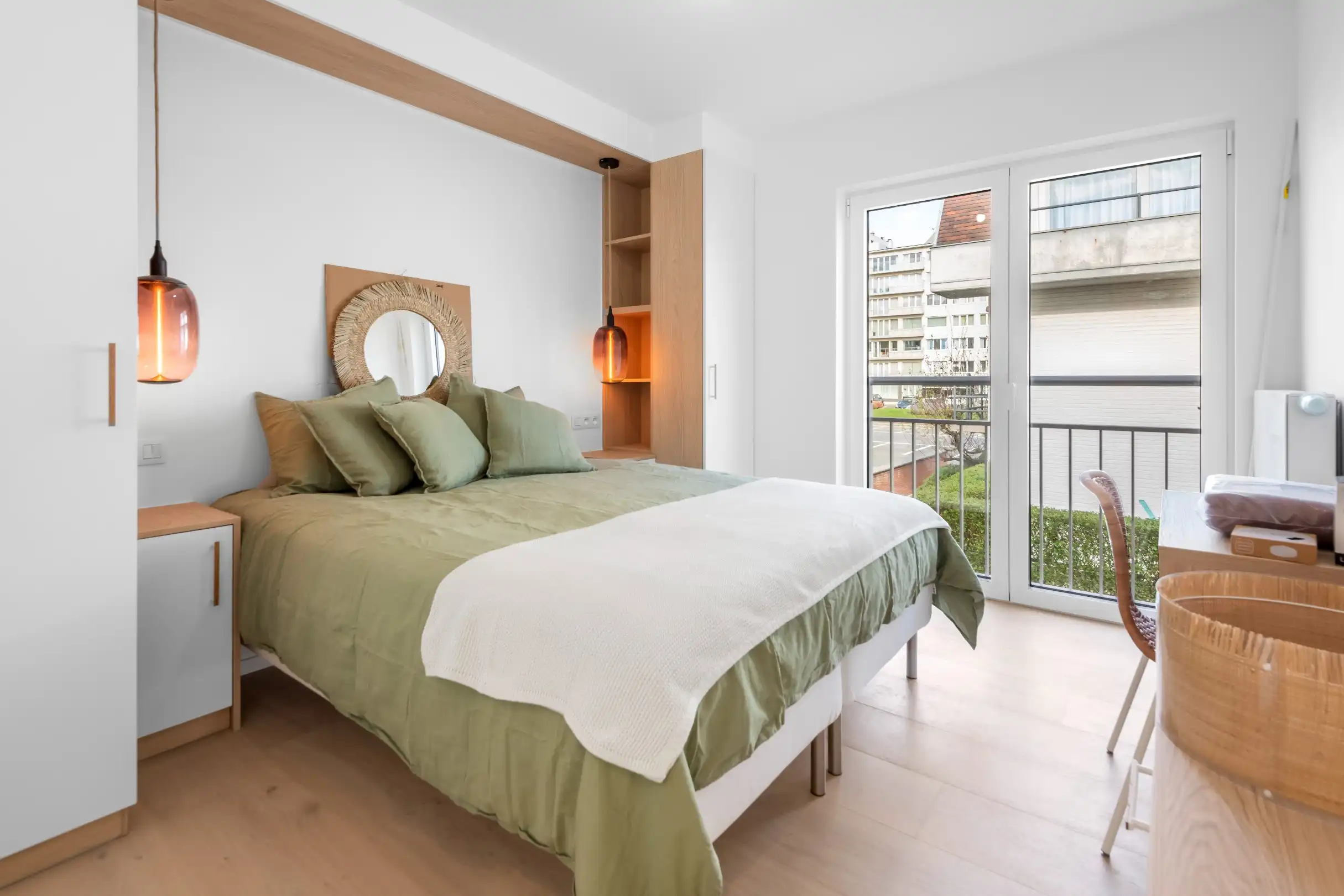 Zuidgericht hoekappartement in een villa residentie met open zicht gelegen op 100 meter van de Zeedijk foto 10