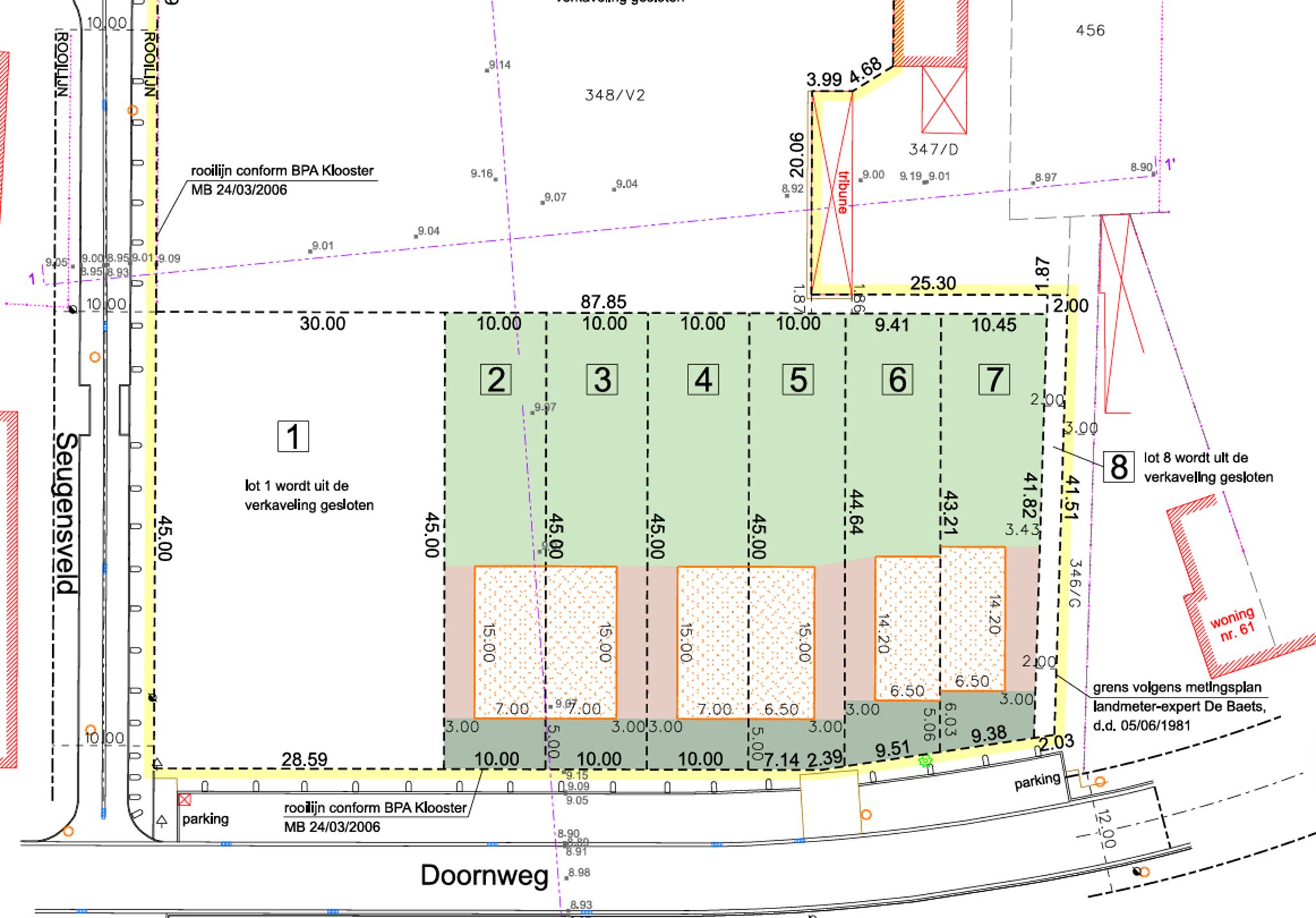 6 bouwgronden / projectgrond te koop in Wichelen foto 2