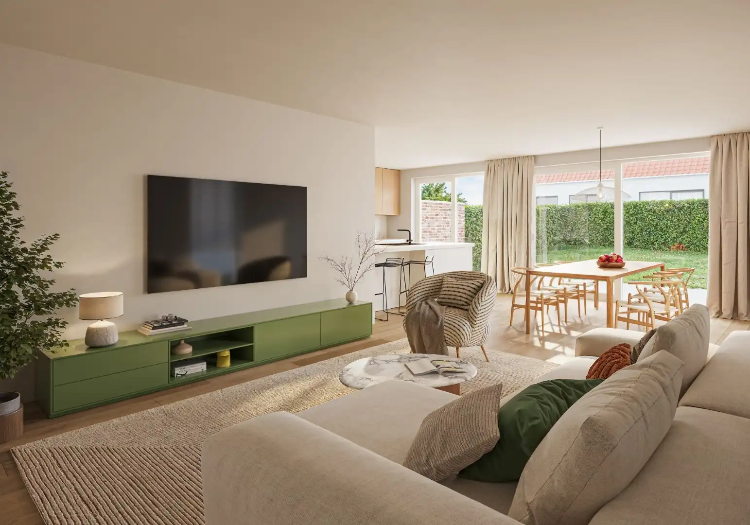 Stijlvolle energiezuinige open bebouwing foto 2