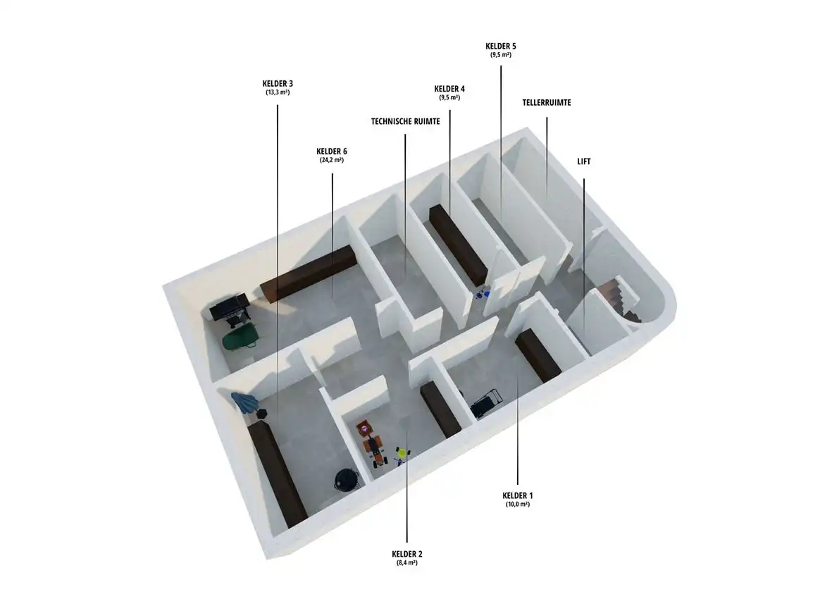 Aangenaam éénslaapkamer appartement met lift foto 9