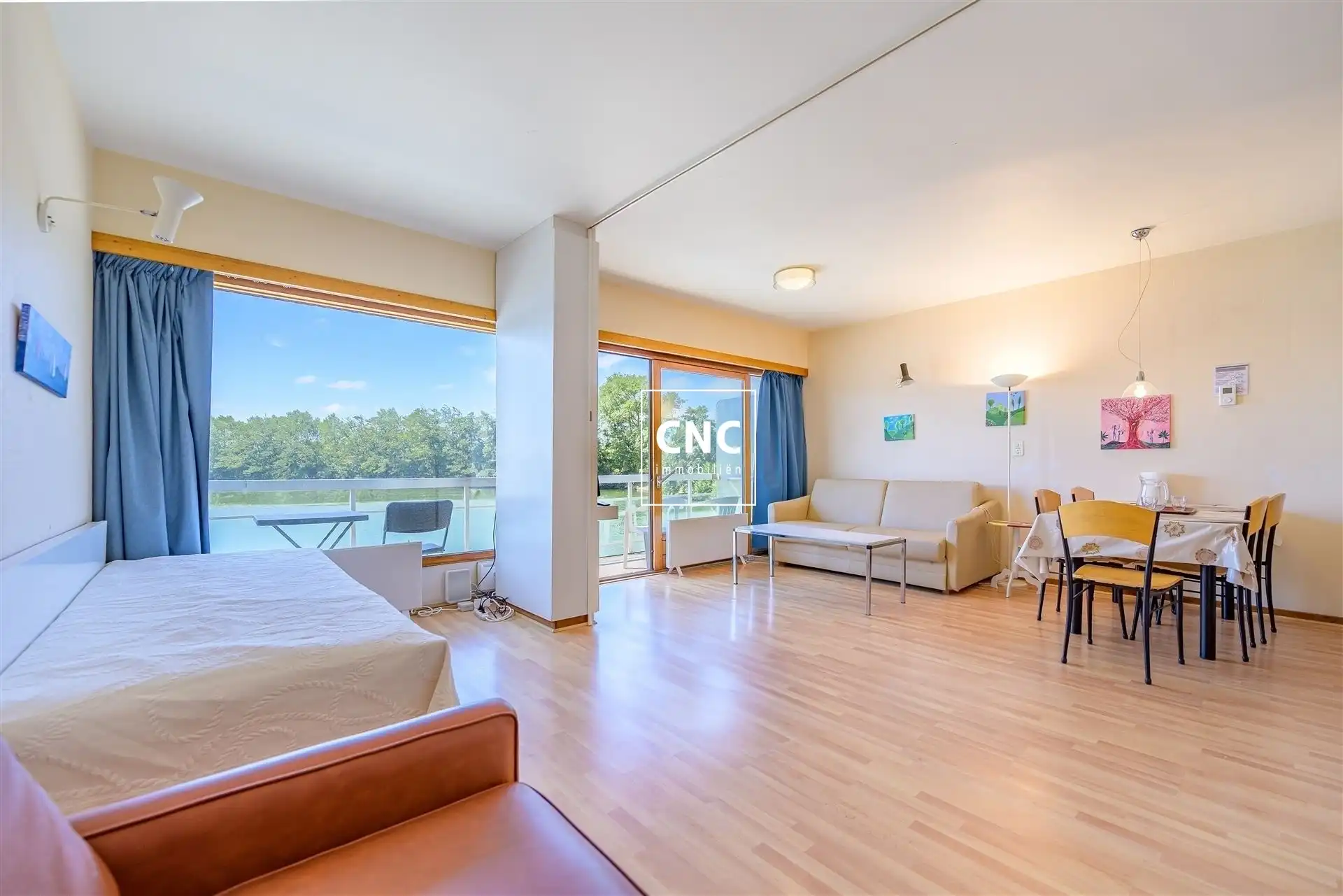 Studio met prachtig open zicht op het meer in Duinbergen foto 4