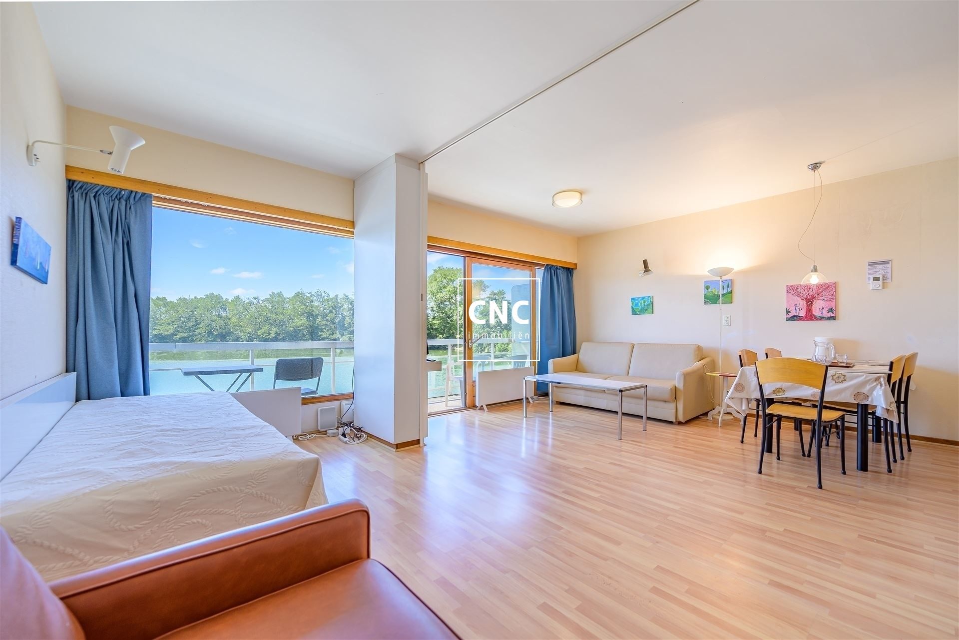 Studio met prachtig open zicht op het meer in Duinbergen foto 4