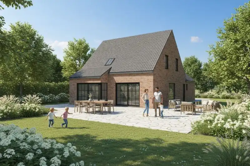 Nieuw te bouwen alleenstaande woning te Meulebeke. foto 2